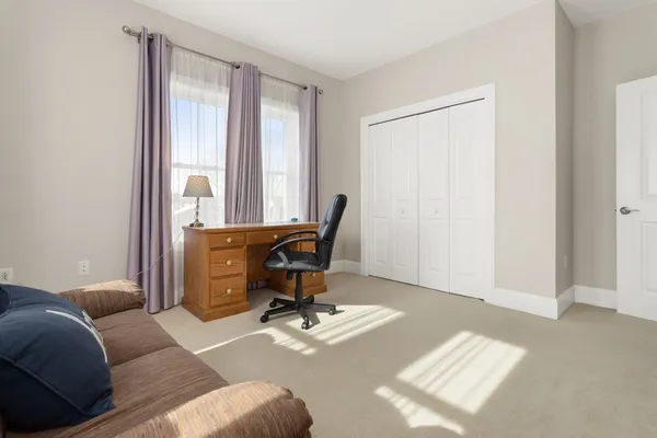 a view of workspace with a window