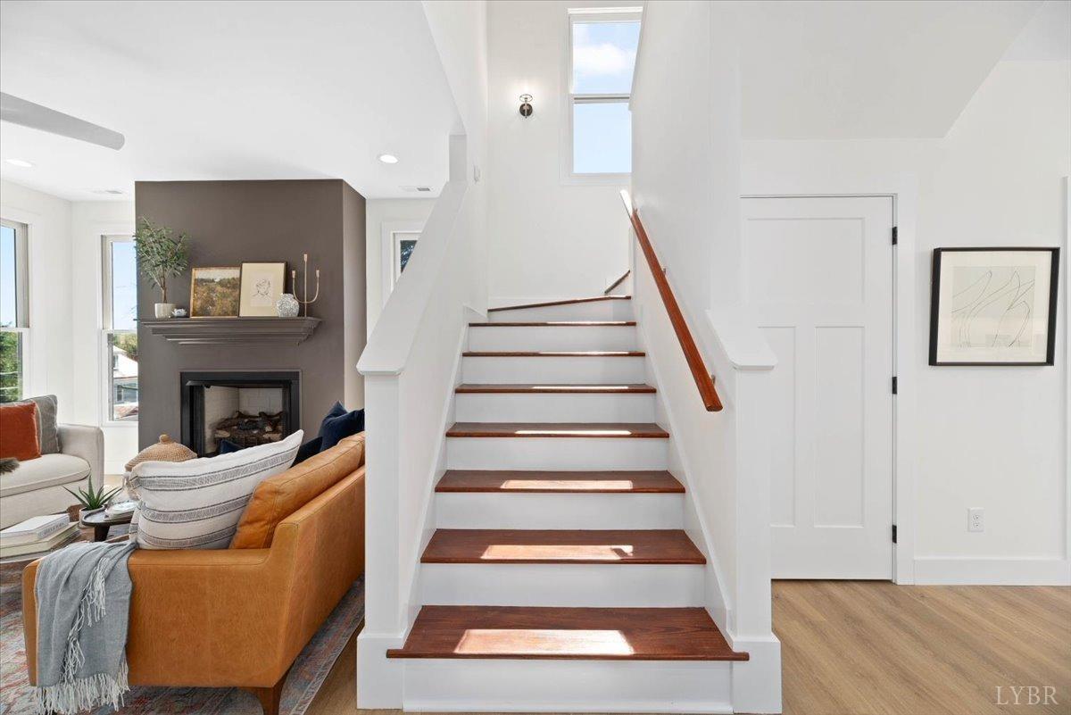 1101 Harrison Street Lynchburg, VA 24504 - Photo 31 of 66 a view of entryway and hall with wooden floor