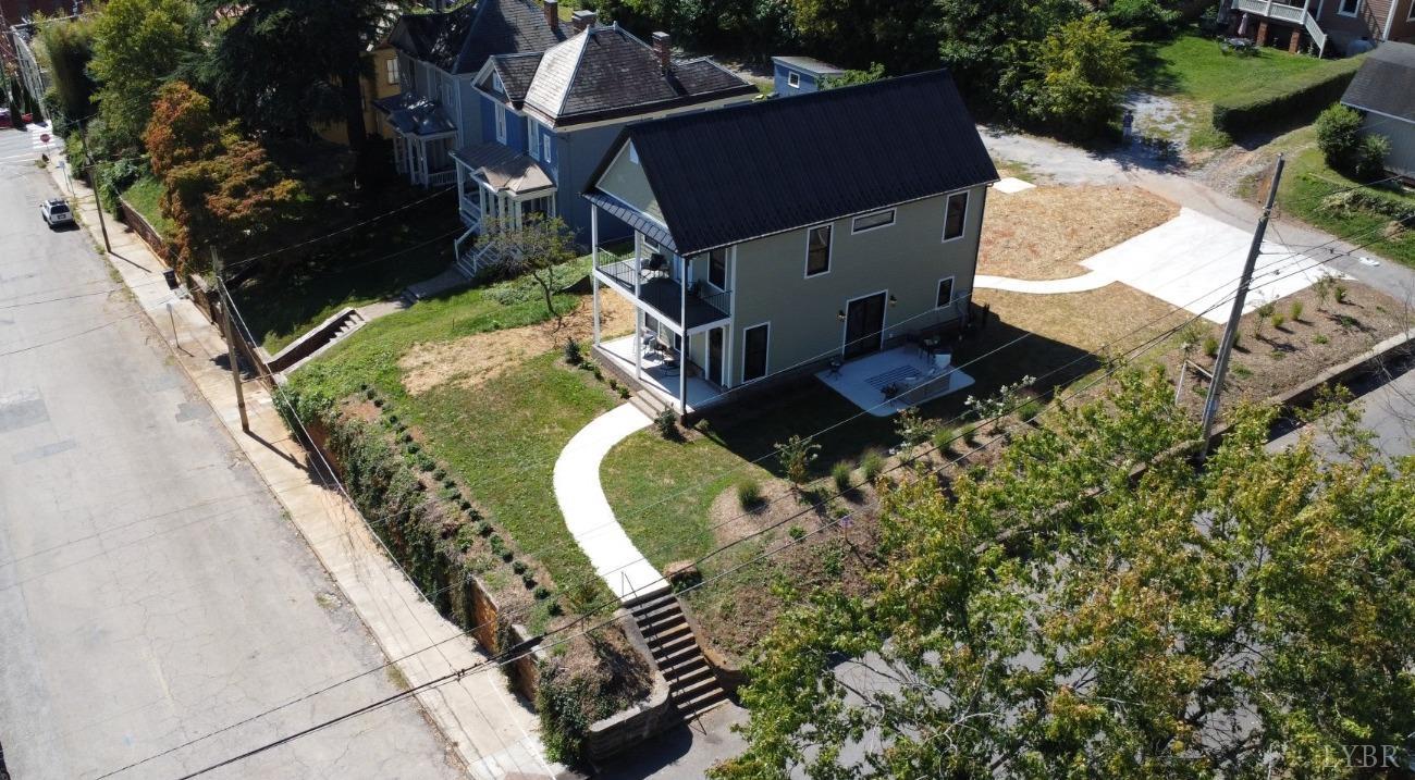 1101 Harrison Street Lynchburg, VA 24504 - Photo 64 of 66 an aerial view of a house with a yard