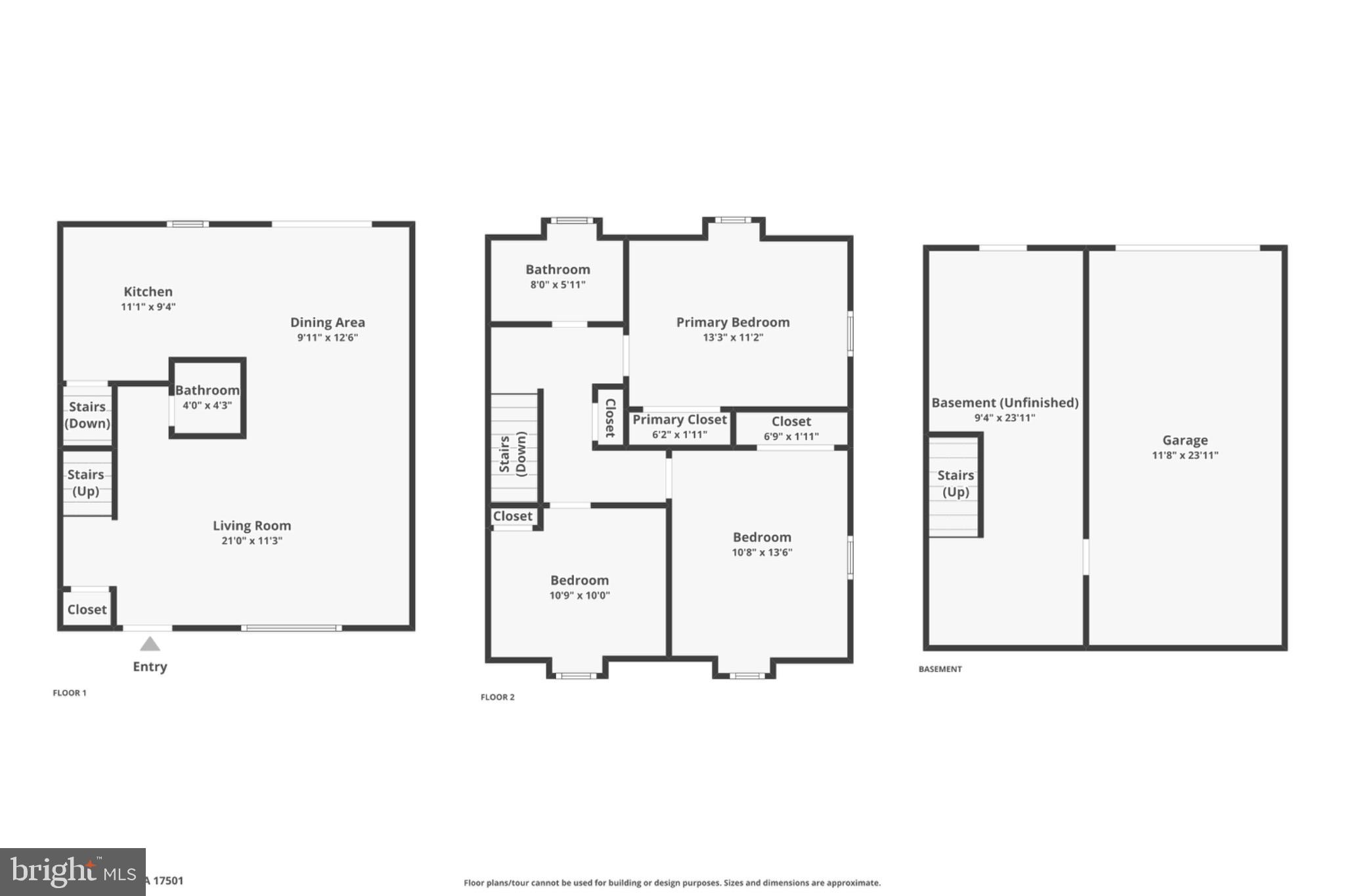 311 Fulton Street Akron, PA 17501 - Photo 30 of 30 a picture of a floor plan