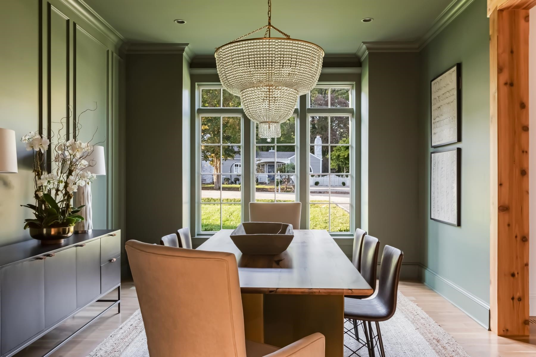 727 Lake Boone Trail Raleigh, NC 27607 - Photo 3 of 100 a view of a dining room with furniture window and outside view