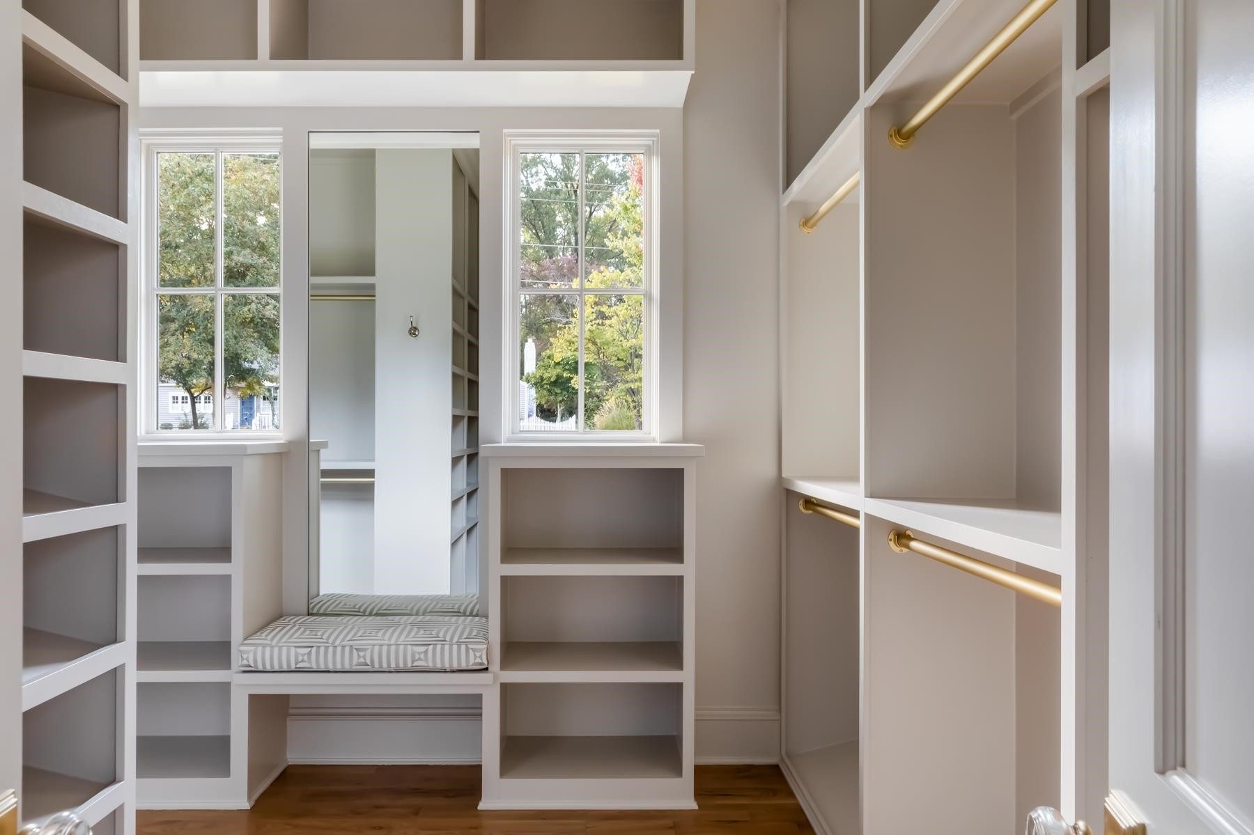 727 Lake Boone Trail Raleigh, NC 27607 - Photo 46 of 100 a view of walk in closet with empty racks