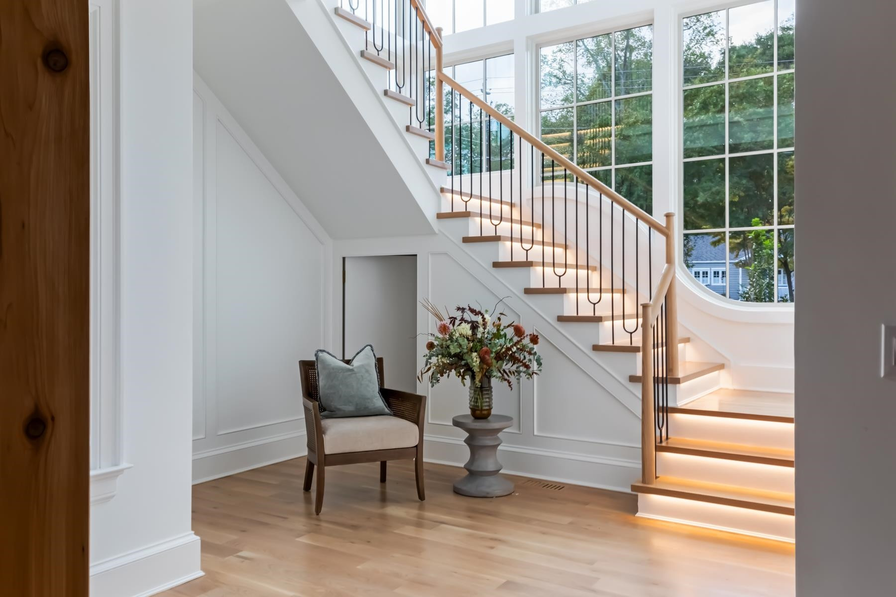 727 Lake Boone Trail Raleigh, NC 27607 - Photo 57 of 100 a view of entryway with wooden floor and windows