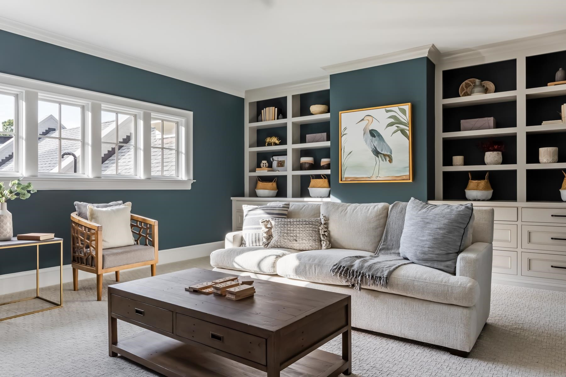 727 Lake Boone Trail Raleigh, NC 27607 - Photo 80 of 100 a living room with furniture and a large window