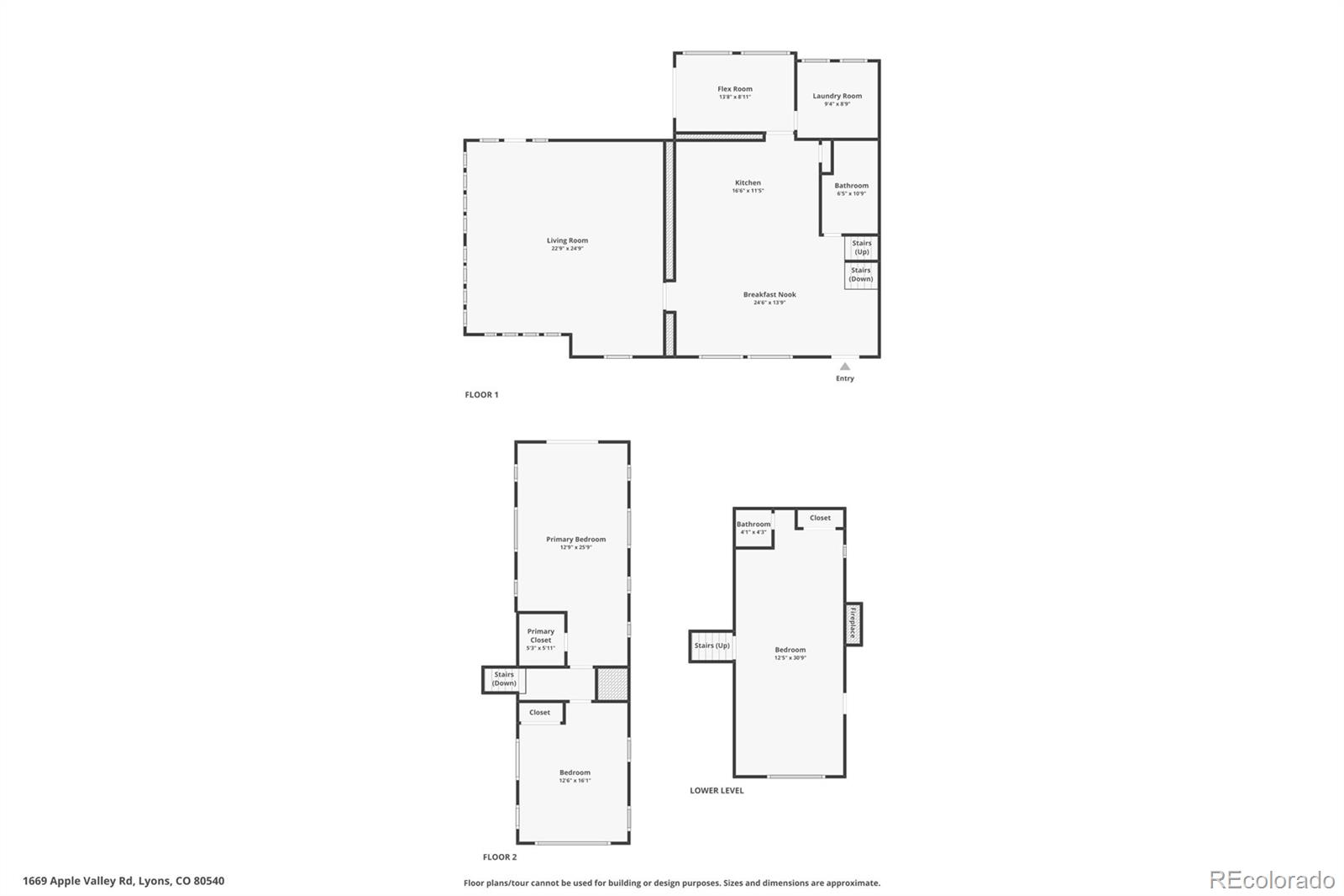1669 Apple Valley Road Lyons, CO 80540 - Photo 48 of 48 a picture of floor plan