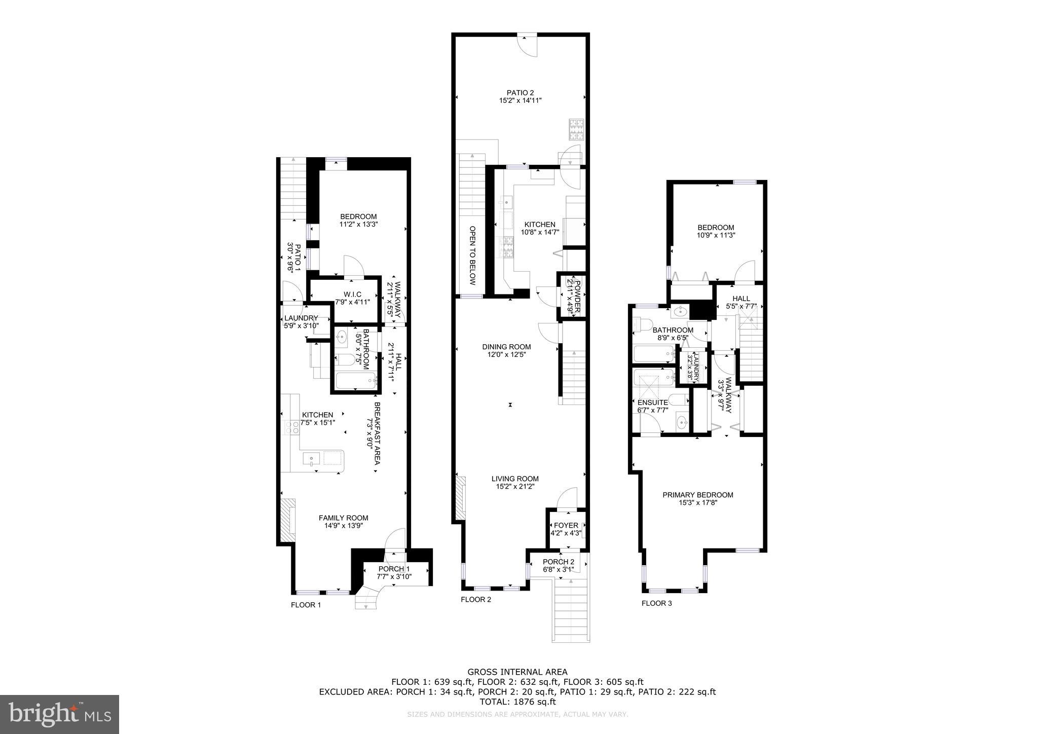 661 F Street Northeast Washington, DC 20002 - Photo 64 of 64 a picture of a floor plan