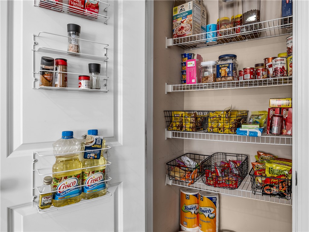 2520 Linmar Circle Anderson, SC 29621 - Photo 21 of 50 Organized pantry shelving provides abundant storage for culinary essentials and household goods.