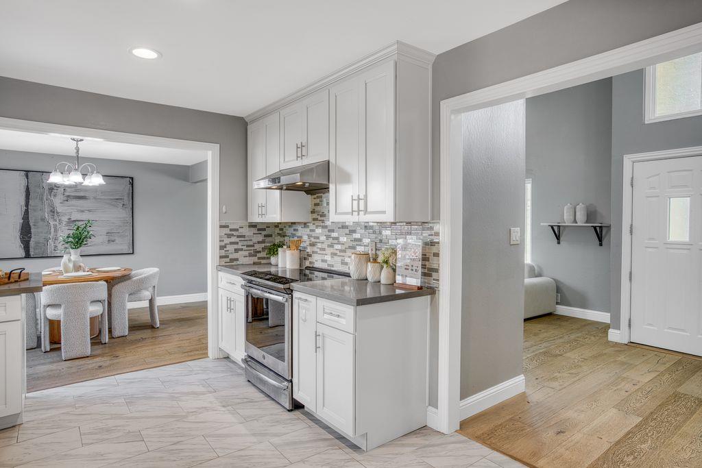 3530 Carlsbad Court Pleasanton, CA 94588 - Photo 19 of 44 a view of a kitchen cabinets and wooden floor