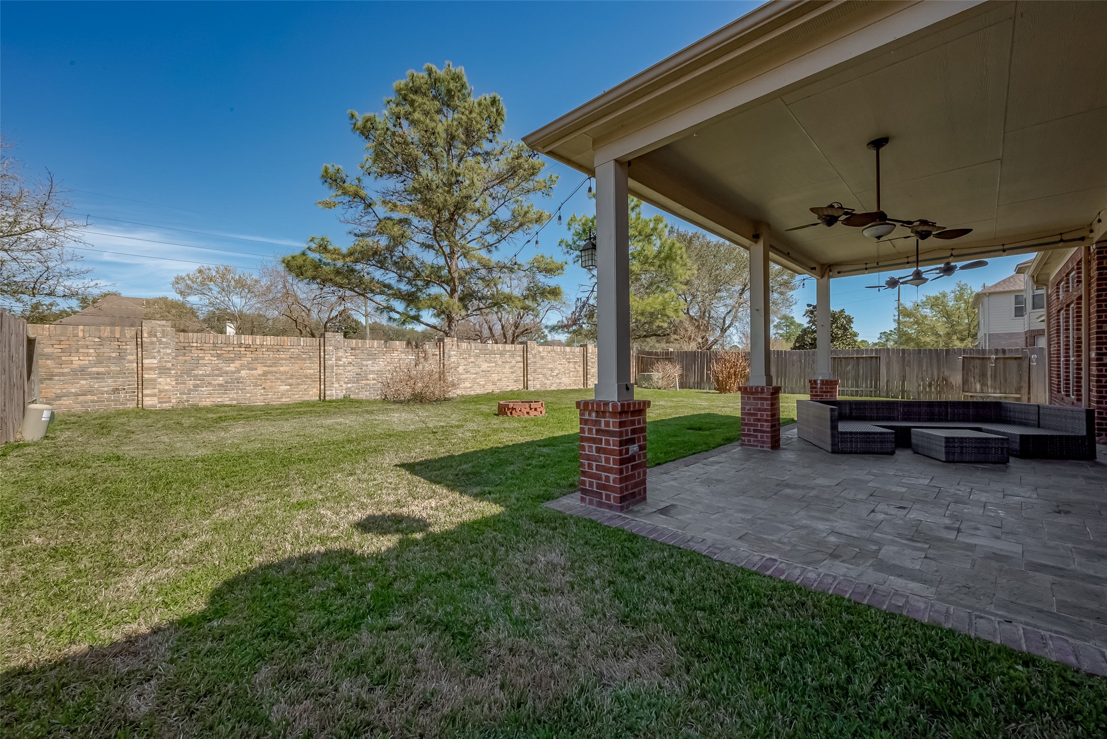 19010 Grove Valley Trail Houston, TX 77084 - Photo 46 of 50 a view of a yard in front of a house with a big yard