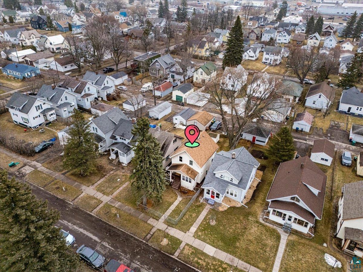 4316 West 6th Street Duluth, MN 55807 - Photo 16 of 38 Aerial overview of property's location featuring nearby suburban area