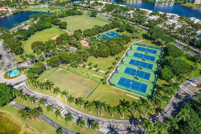a bird view of building