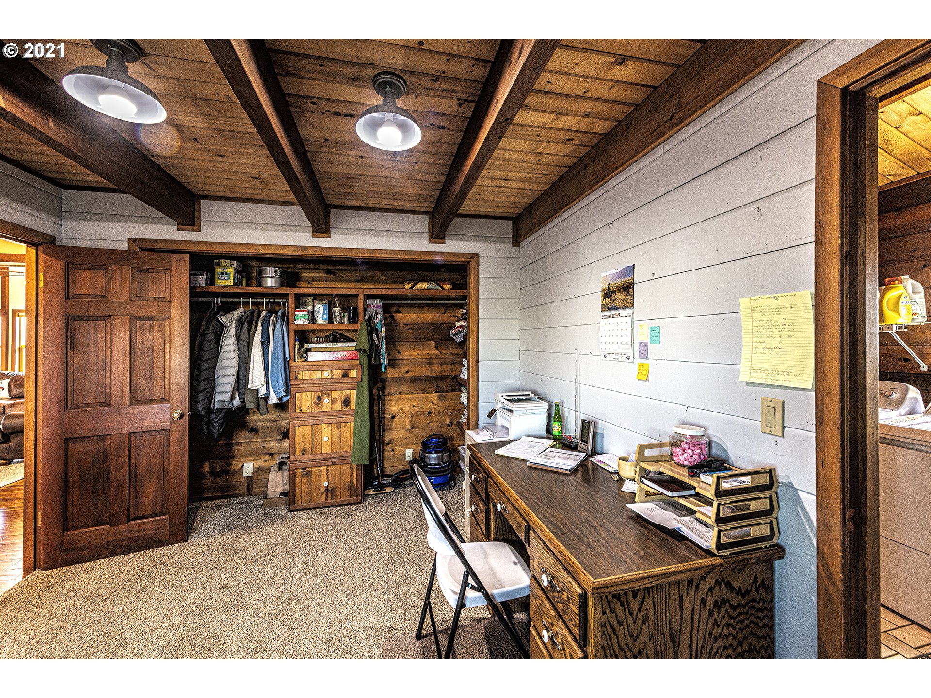 81876 Gerking Flat Road Athena, OR 97813 - Photo 15 of 30 a view of a dining room with furniture window and outside view