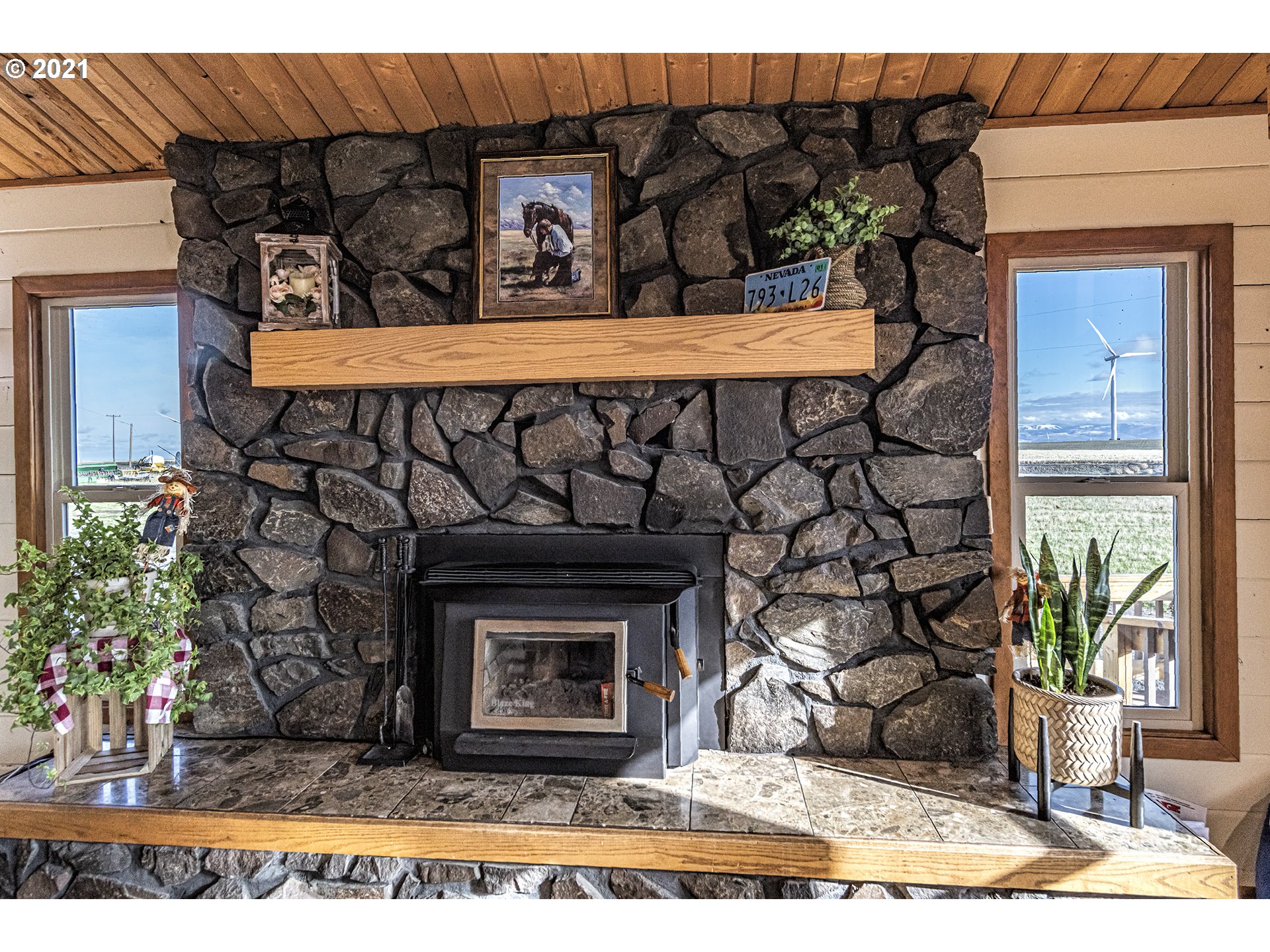 81876 Gerking Flat Road Athena, OR 97813 - Photo 4 of 30 a view of a fireplace with an outdoor space