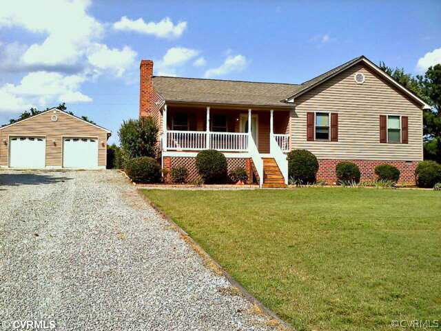 359 Poplar Road Aylett, VA 23009 - Photo 1 of 13 Exterior Front - WELCOME HOME! REMODELED RANCH w/4