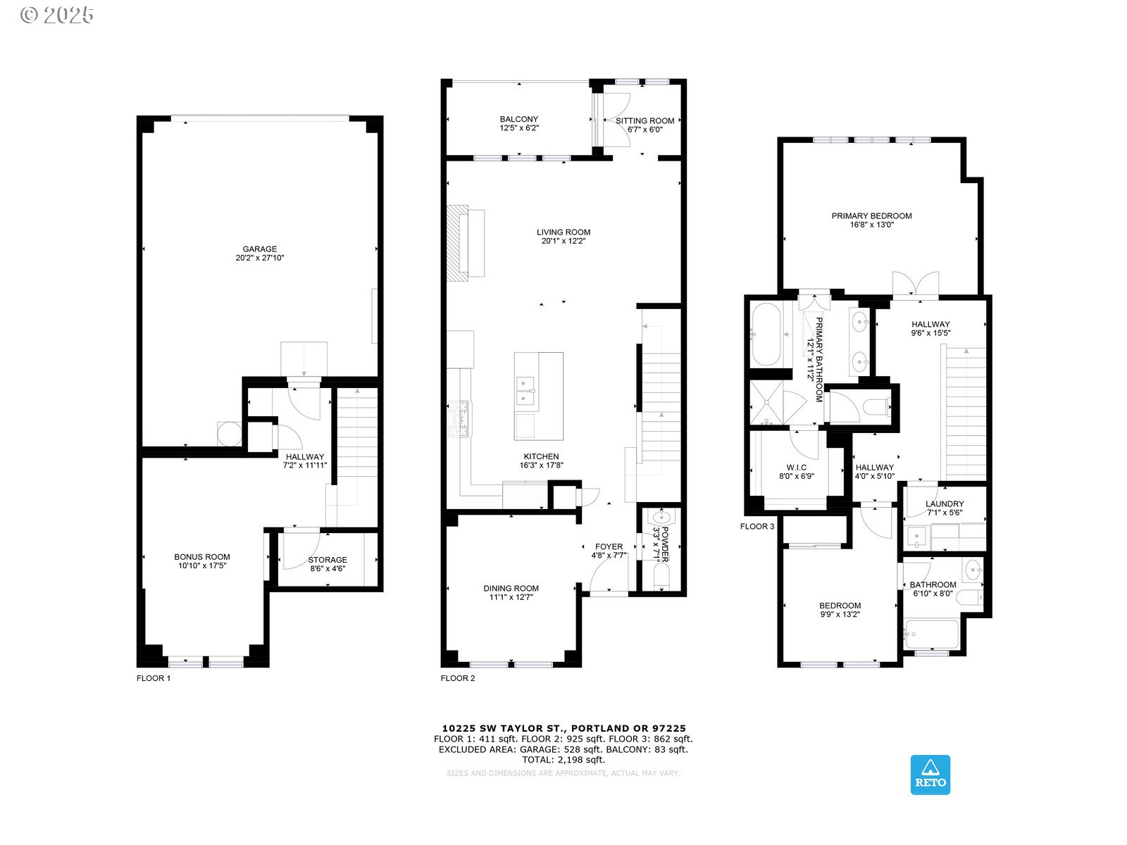 10225 Southwest Taylor Street Portland, OR 97225 - Photo 43 of 43 a picture of a floor plan