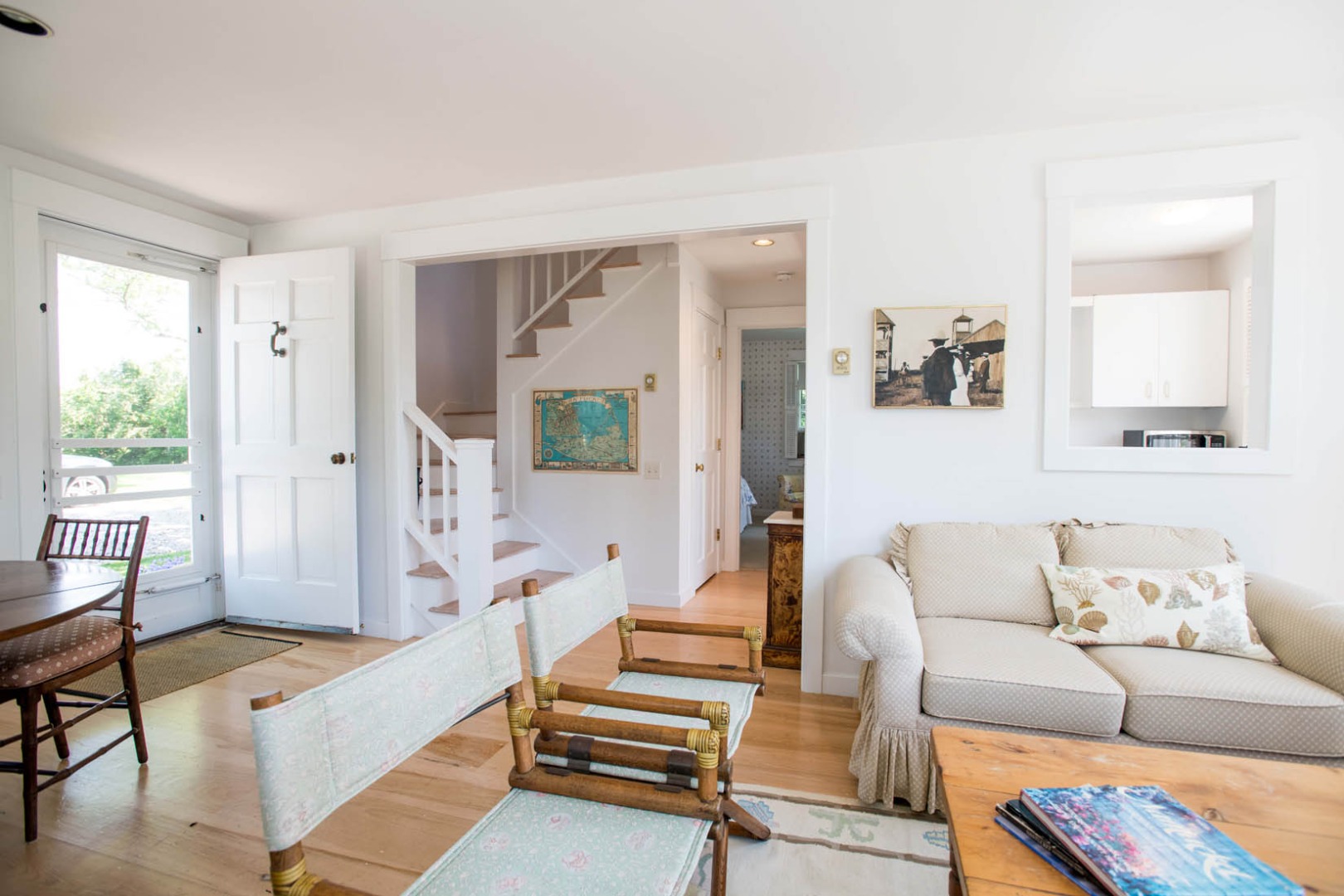 33 Cliff Road Nantucket, MA 02554 - Photo 54 of 84 a living room with furniture and wooden floor