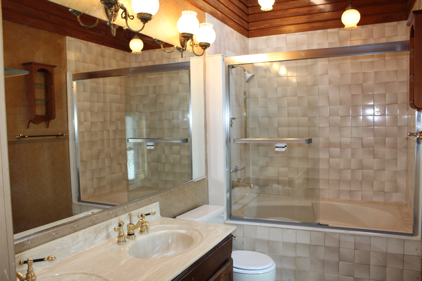 1245 Main Street Antioch, IL 60002 - Photo 28 of 44 a bathroom with a sink shower and a mirror