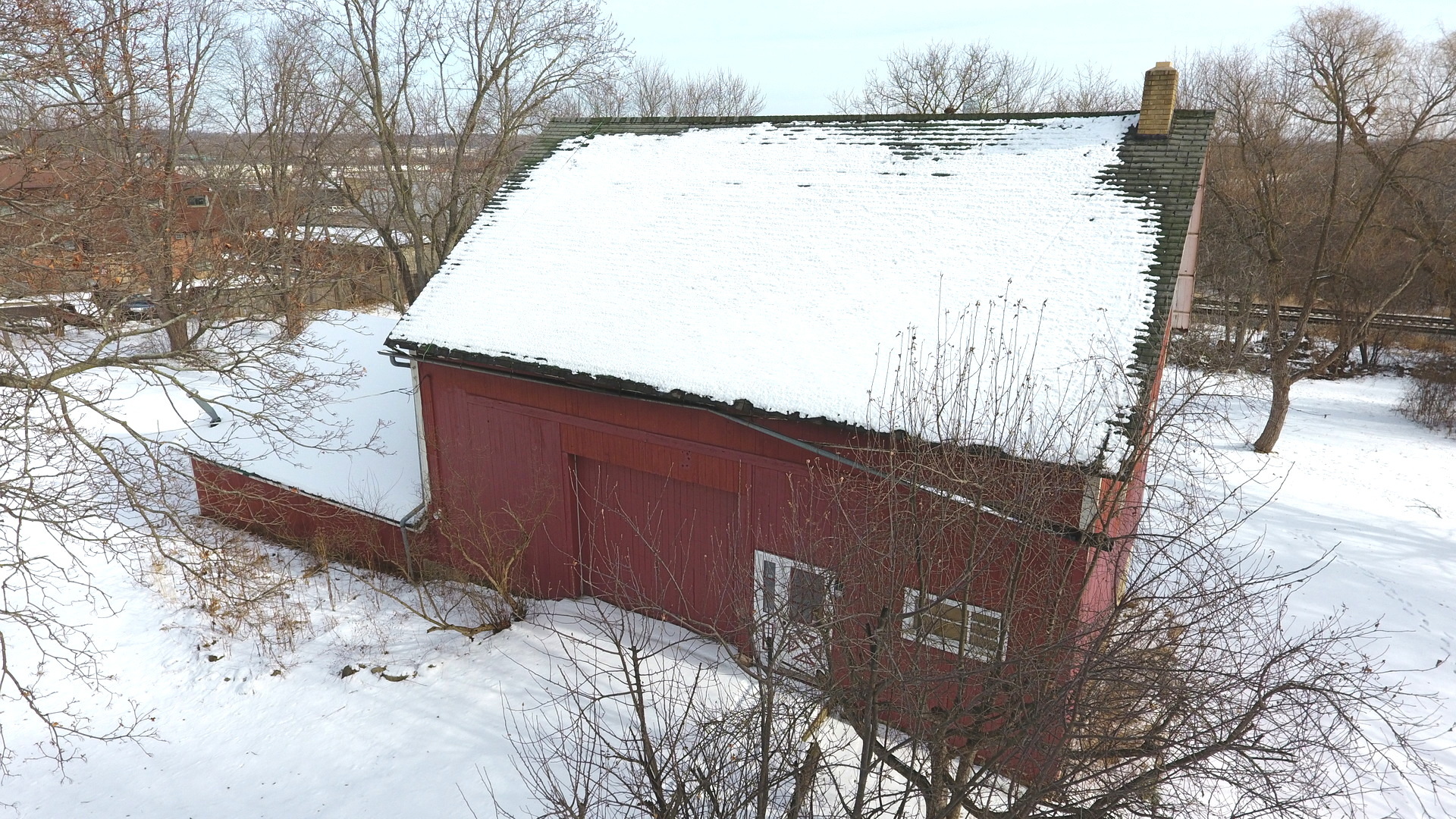 1245 Main Street Antioch, IL 60002 - Photo 44 of 44 a view of a backyard of snow