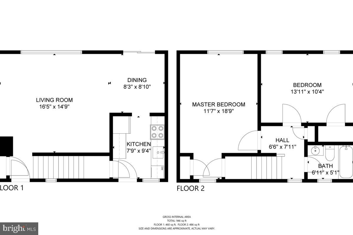 8603 Geren Road, Unit 257 Silver Spring, MD 20901 - Photo 34 of 36 Floor Plan Both Levels