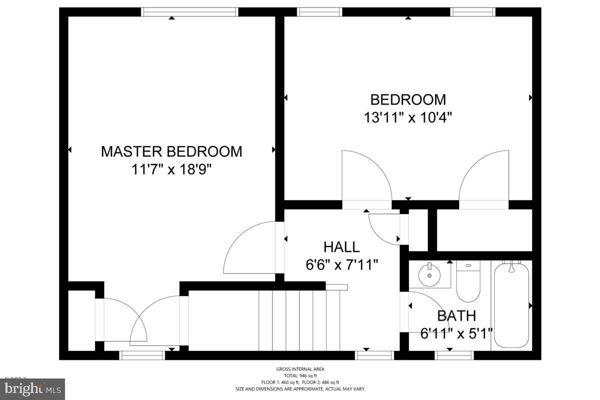 8603 Geren Road, Unit 257 Silver Spring, MD 20901 - Photo 36 of 36 Upper Level Floor Plan
