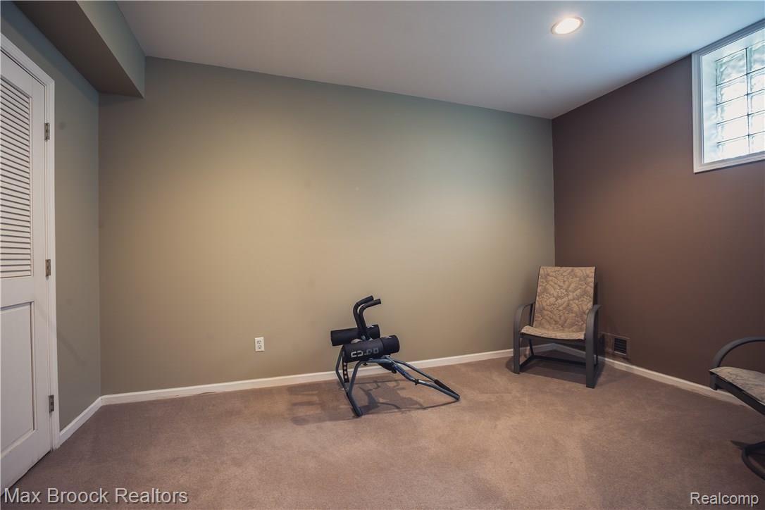 3147 Fairgrove Terrace, Unit 7 Rochester, MI 48309 - Photo 51 of 52 BONUS ROOM IN FINISHED LOWER-LEVEL WALKOUT
