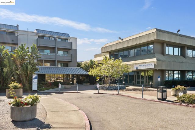 a building view with a outdoor space
