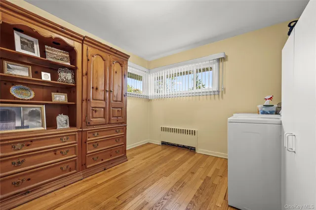 a room with closet and wooden floor