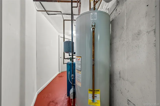 a storage room with washer and dryer