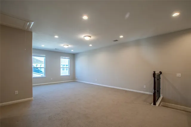 a view of a room with window