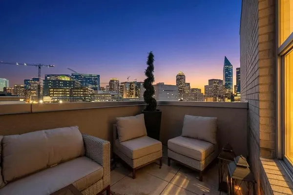 a view of a terrace