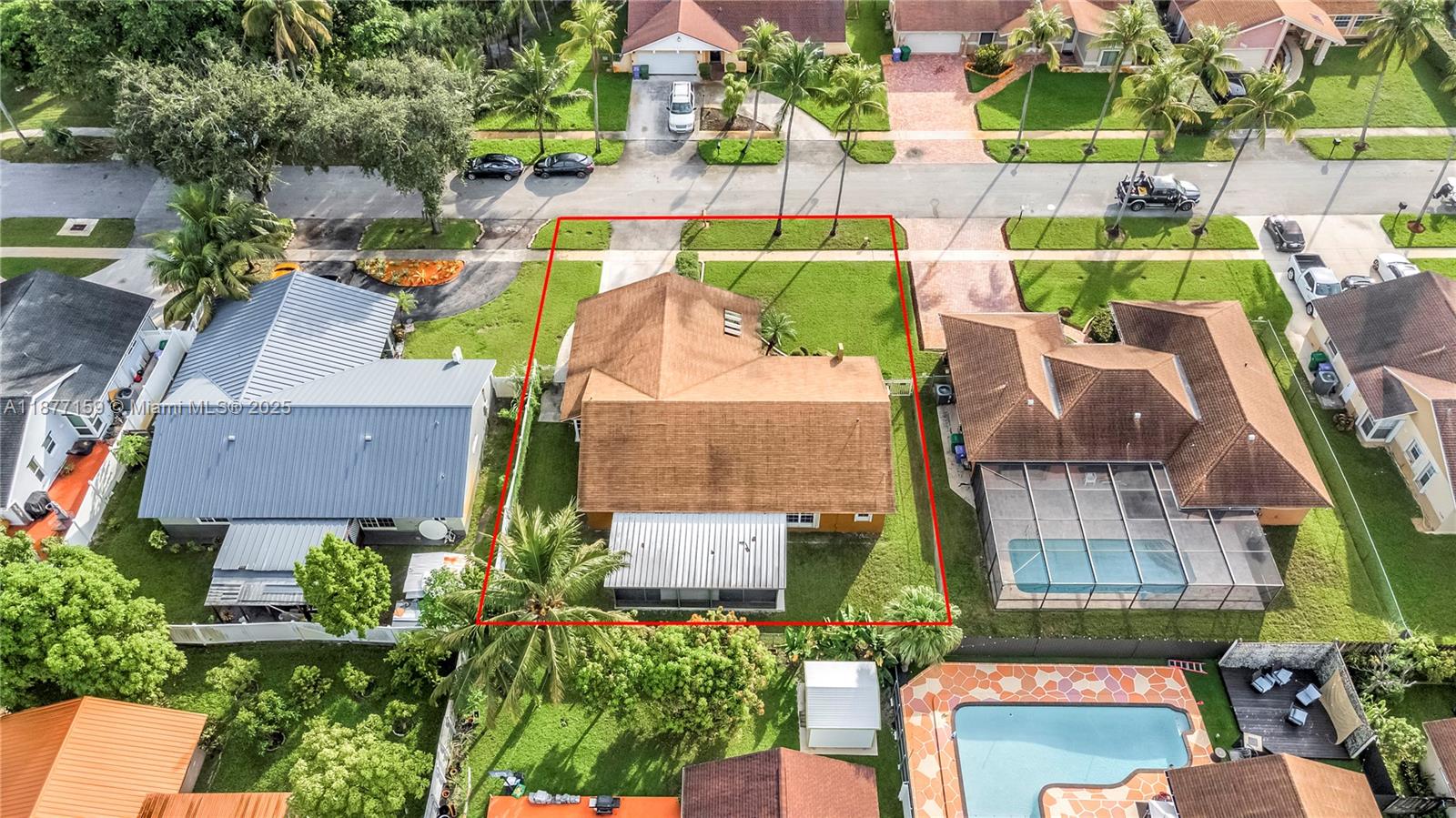 3568 Southwest 69th Way Miramar, FL 33023 - Photo 4 of 32 an aerial view of multiple houses with outdoor space