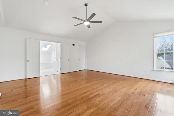a view of small space with racks on the wall