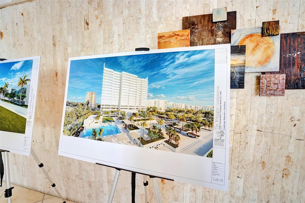 1390 South Ocean Boulevard, Unit 5C Pompano Beach, FL 33062 - Photo 33 of 35 view of living room with wooden floor