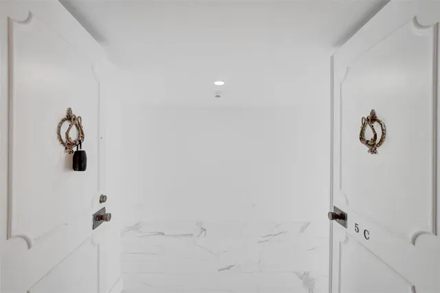 a view of a room with an empty room