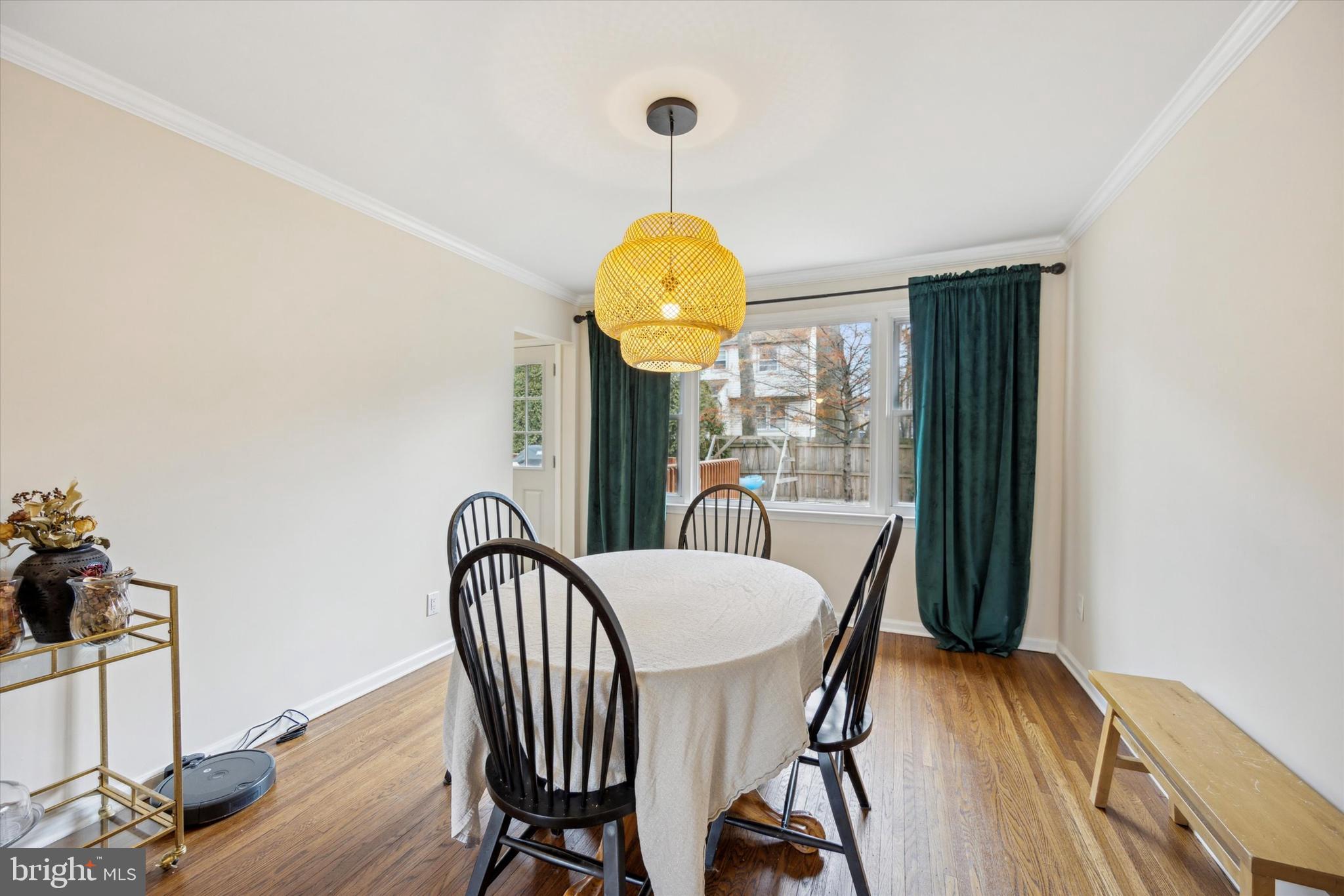 411 Silver Hill Road Cherry Hill, NJ 08002 - Photo 6 of 29 a view of a dining room with furniture and wooden floor