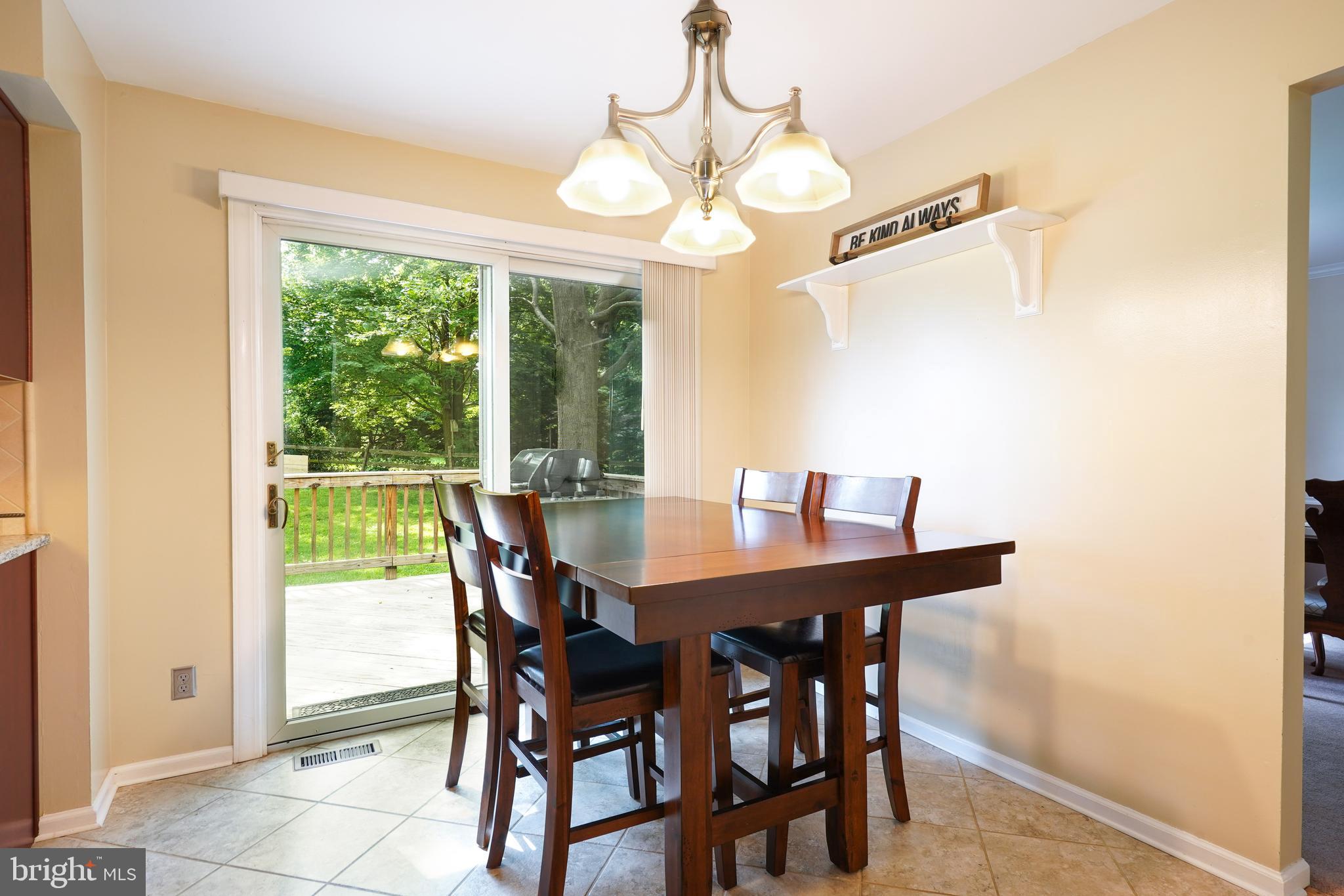 79 Stratton Circle Elkton, MD 21921 - Photo 9 of 28 Eat-in kitchen area with sliders to deck