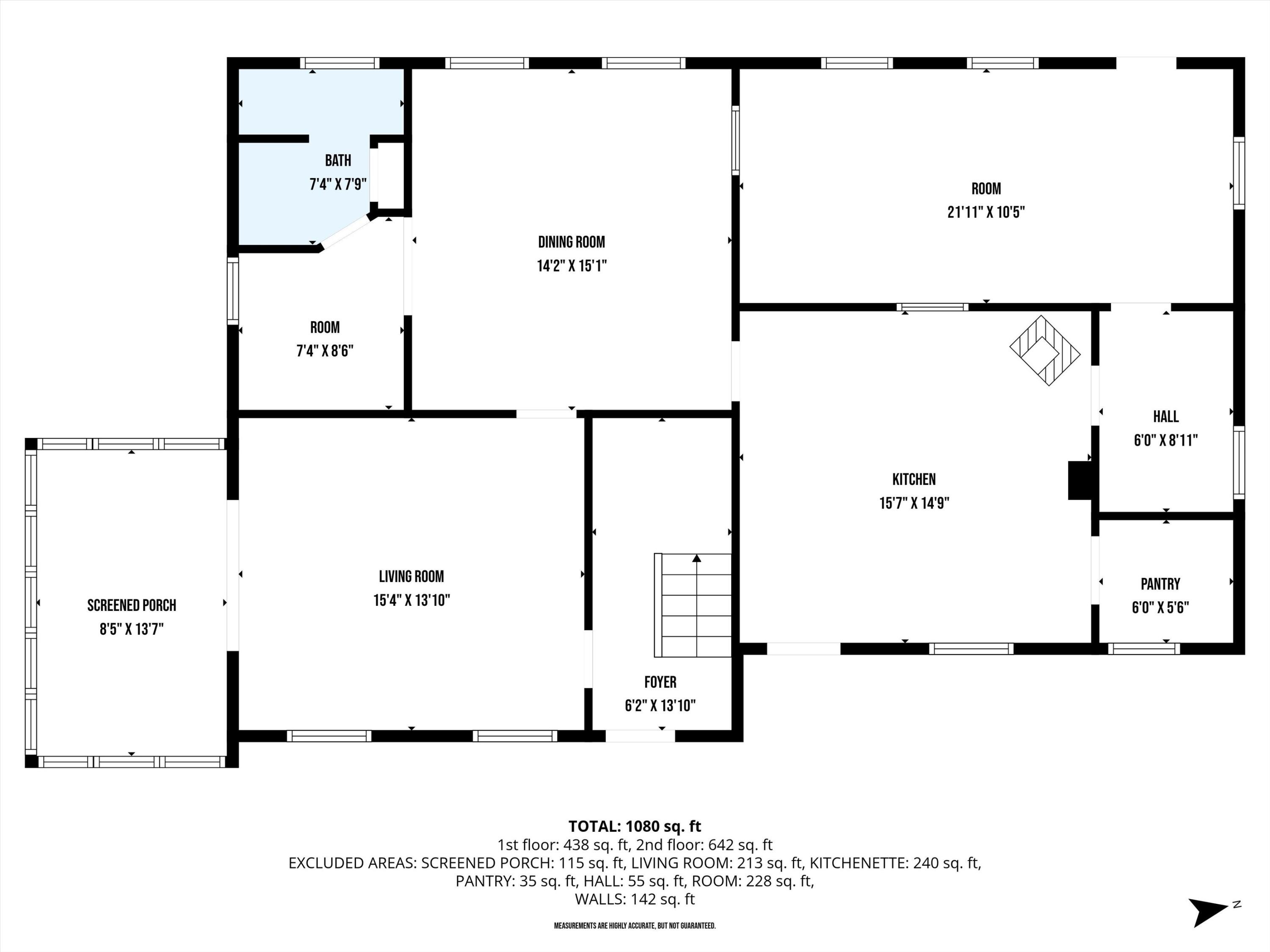 3510 County Highway Manitowoc, WI 54220 - Photo 34 of 36 1st Floor Plan