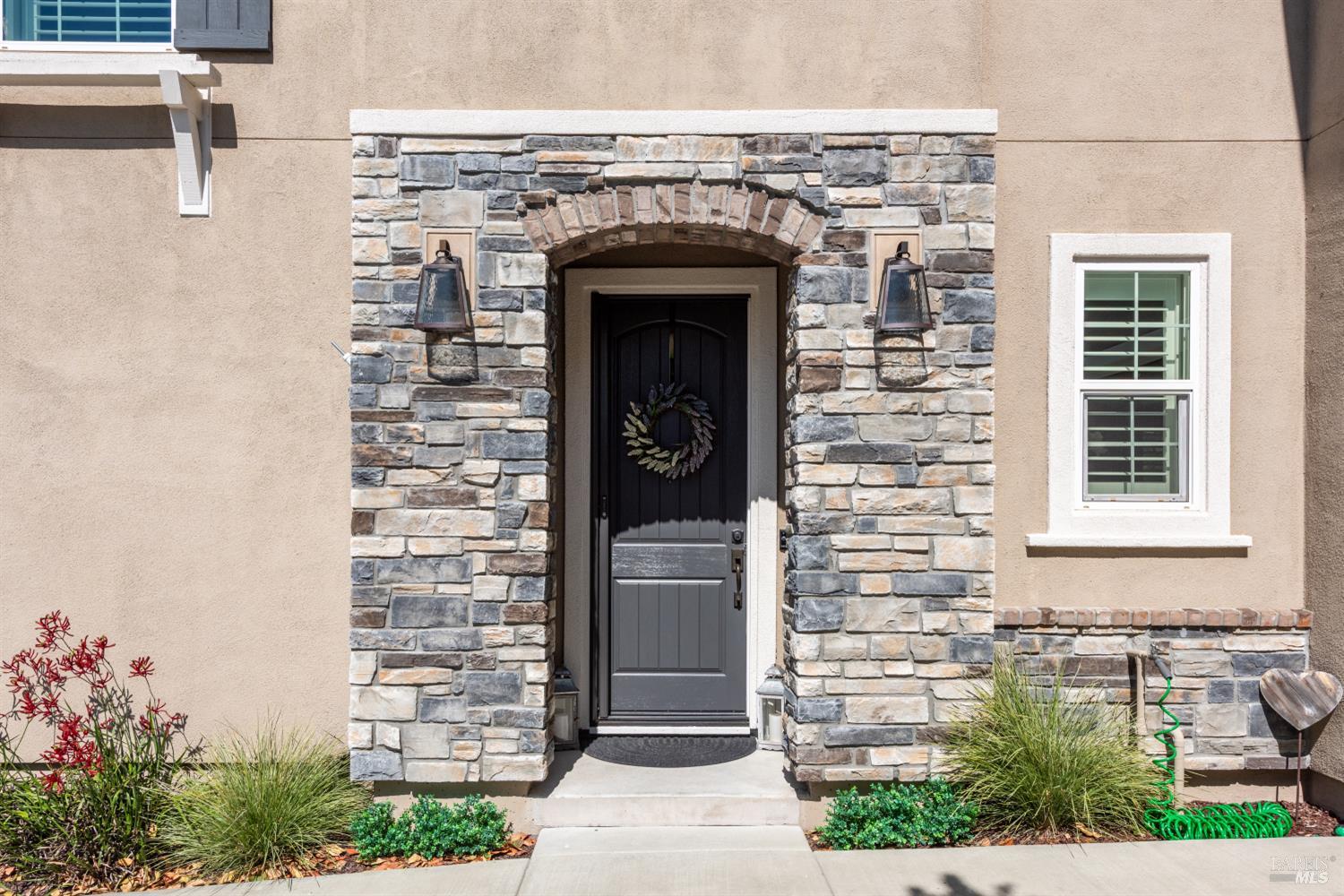 5453 Kaitlyn Place Rohnert Park, CA 94928 - Photo 3 of 41 Tall entry door with stone arch accent