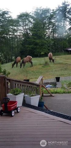 a view of a street with a car parked on the road
