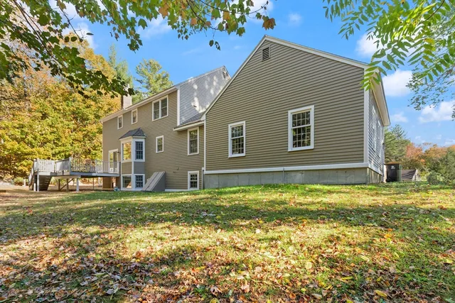 a house view with a garden space