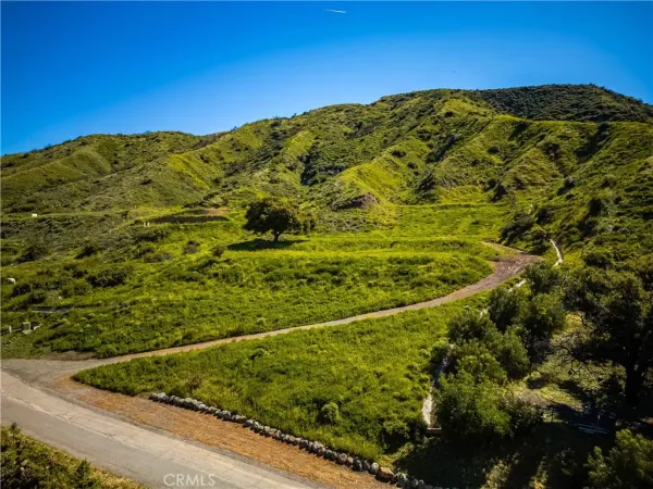 a view of a large mountain