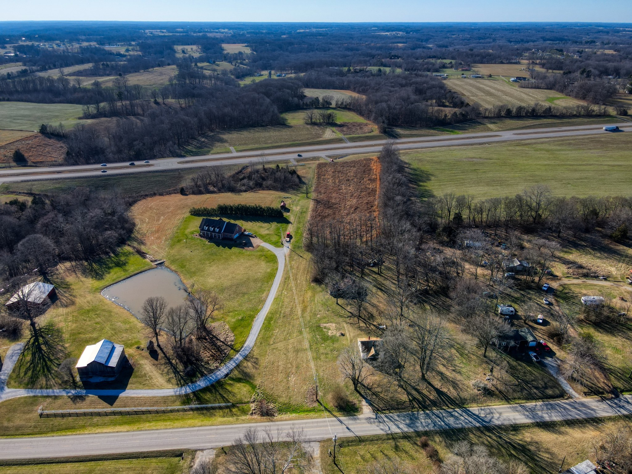 3155 Academy Road Portland, TN 37148 - Photo 1 of 22 an aerial view of a house with outdoor space