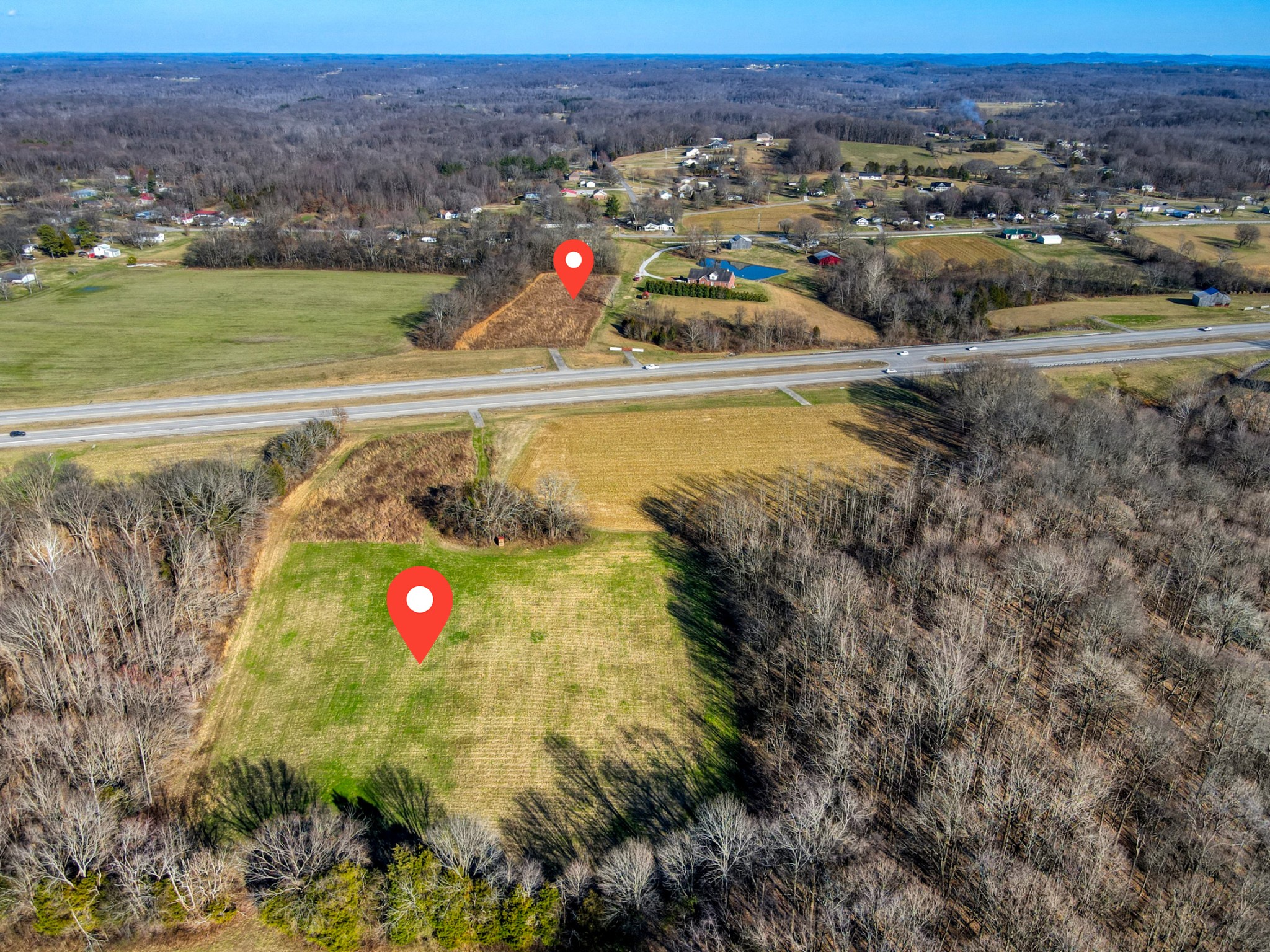 3155 Academy Road Portland, TN 37148 - Photo 3 of 22 a view of a water pond
