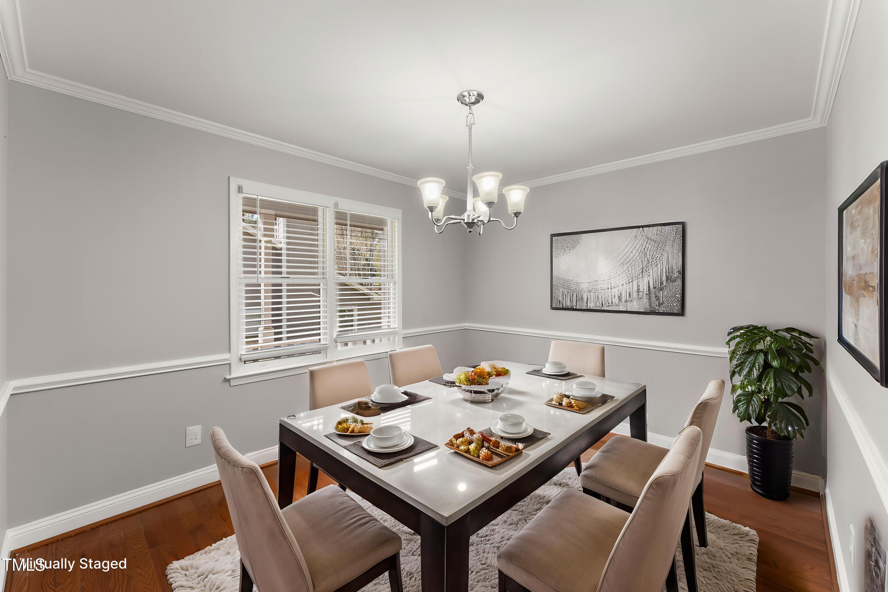 1426 Quarter Point Raleigh, NC 27615 - Photo 12 of 64 a view of a dining room with furniture window and outside view