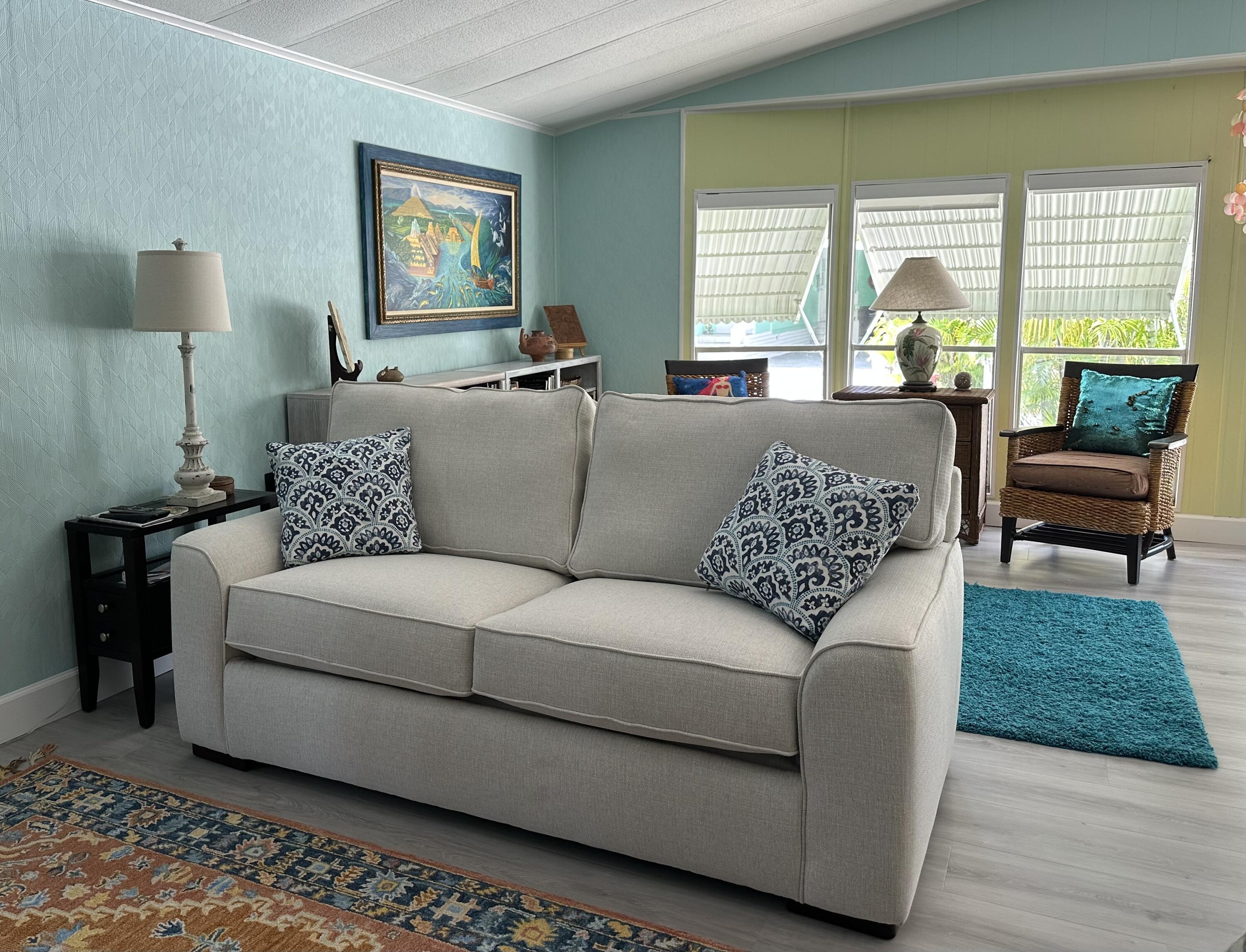 918 South Ruby Drive Key Largo, FL 33037 - Photo 17 of 57 a living room with furniture and a large window