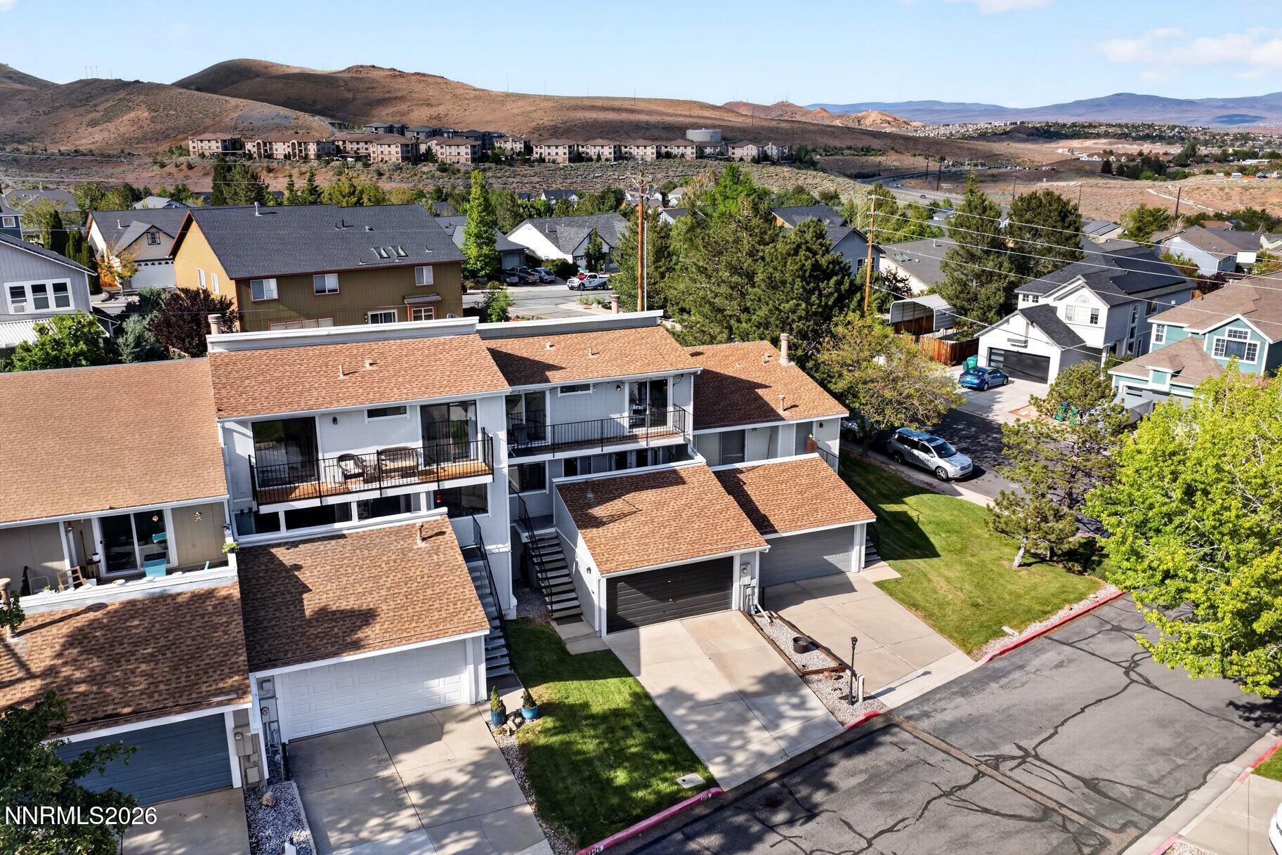 3415 Balboa Drive Reno, NV 89503 - Photo 48 of 61 an aerial view of a house with a mountain view
