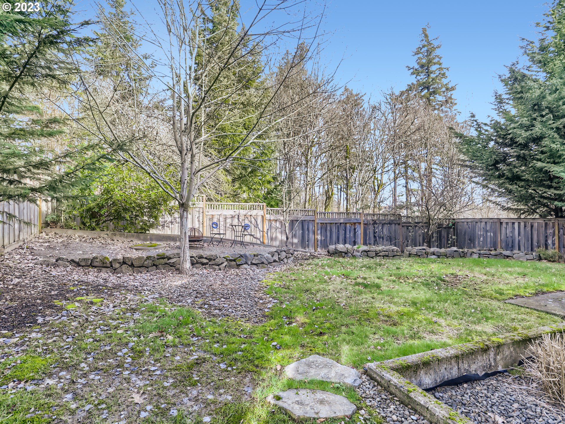 14505 Southeast Clatsop Street Portland, OR 97236 - Photo 27 of 27 a backyard of a house with lots of green space
