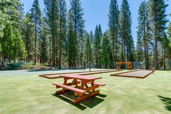 a view of outdoor space with garden