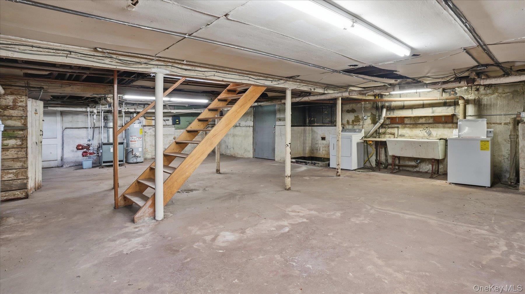 641 158th Street Queens, NY 11357 - Photo 23 of 37 a view of a storage room with stairs