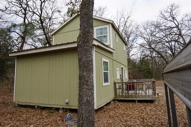 a view of a house with a window